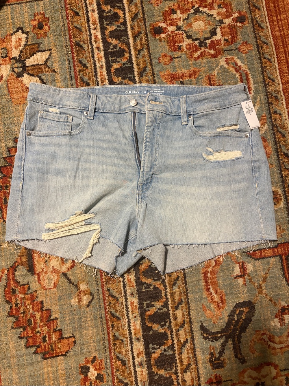 Old Navy NWT Light Blue Distressed Denim Shorts